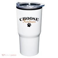 Choose Kindness Dog Paw Print Tumbler thumb 0
