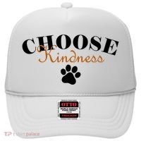 Choose Kindness Dog Paw Print Hat thumb 0