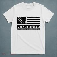Charlie Kirk Distressed American Flag Patriotic T-Shirt thumb 5