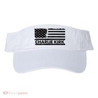 Charlie Kirk Distressed American Flag Patriotic Visor thumb 0