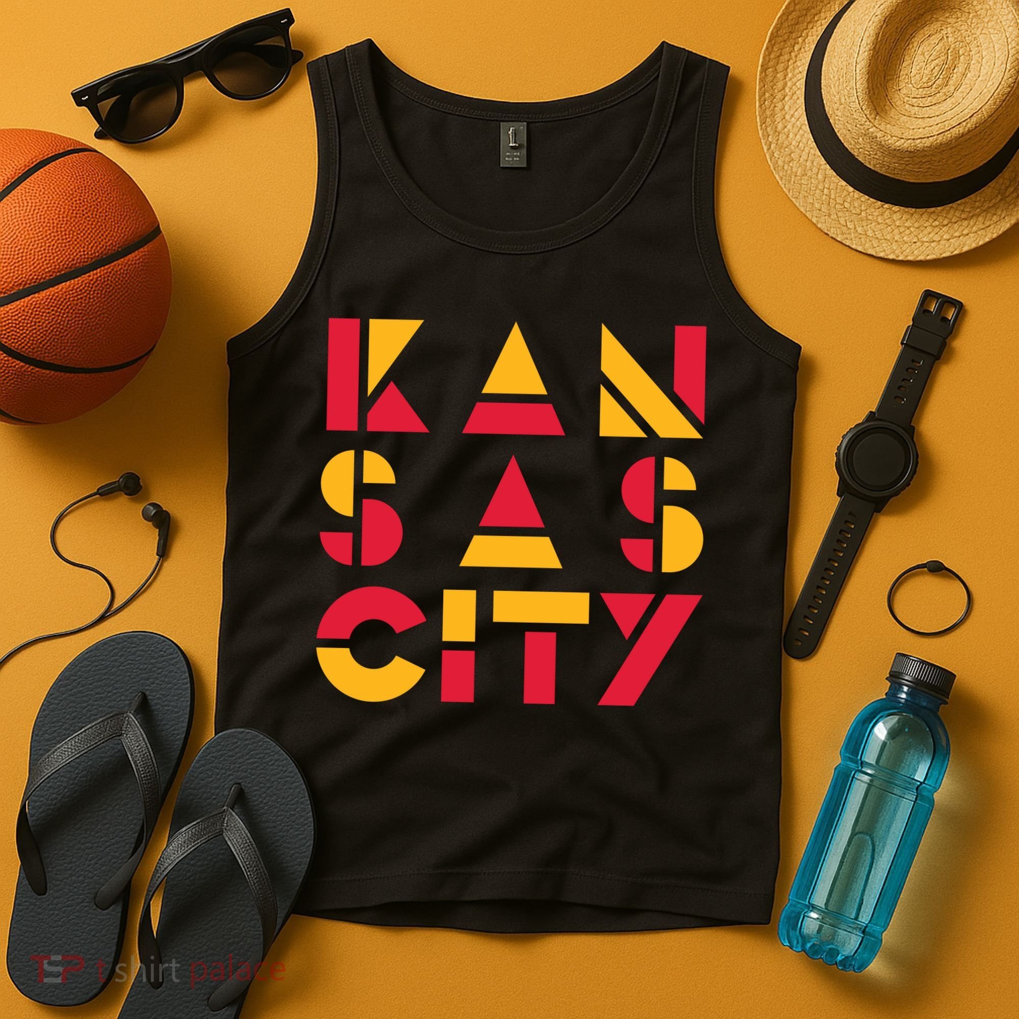 Cool Kansas Football Tank Top