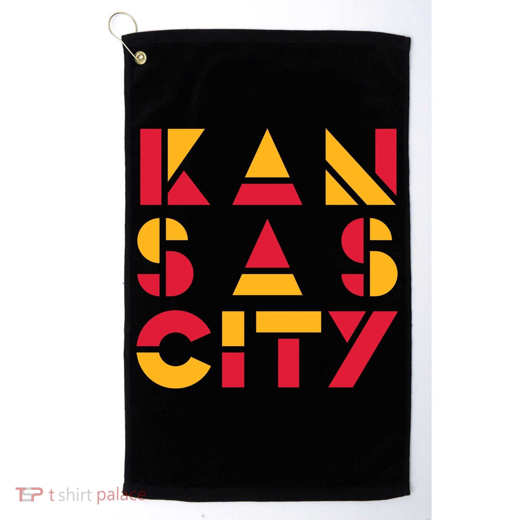 Cool Kansas Football Golf Towel