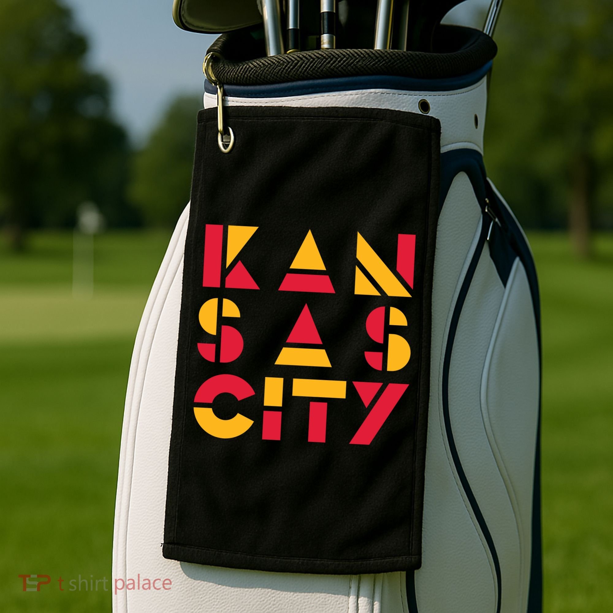 Cool Kansas Football Golf Towel
