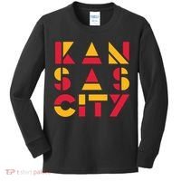 Cool Kansas Football Kids Long Sleeve Shirt thumb 0