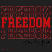 Charlie Kirk Freedom Freedom Freedom Mashup Women's Sweatshirt thumb 2