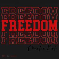 Charlie Kirk Freedom Freedom Freedom Mashup Coaster thumb 2