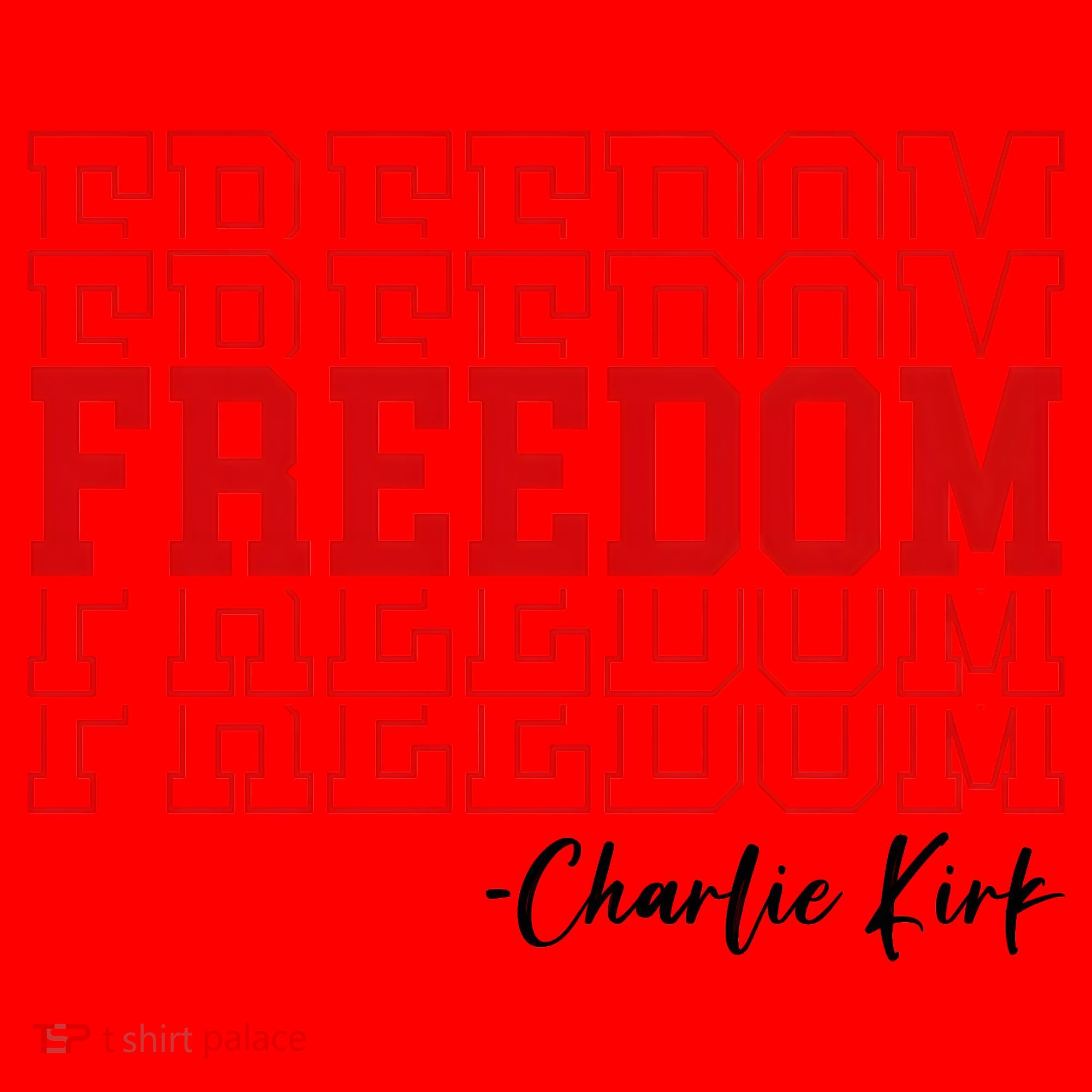 Charlie Kirk Freedom Freedom Freedom Mashup Santa Hat