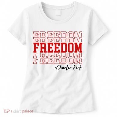 Charlie Kirk Freedom Freedom Freedom Mashup Women's T-Shirt
