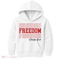 Charlie Kirk Freedom Freedom Freedom Mashup Kids Hoodie thumb 0