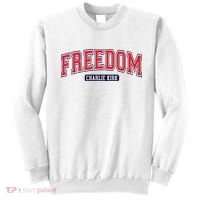 Charlie Kirk Freedom Team Sports Logo Sweatshirt thumb 0