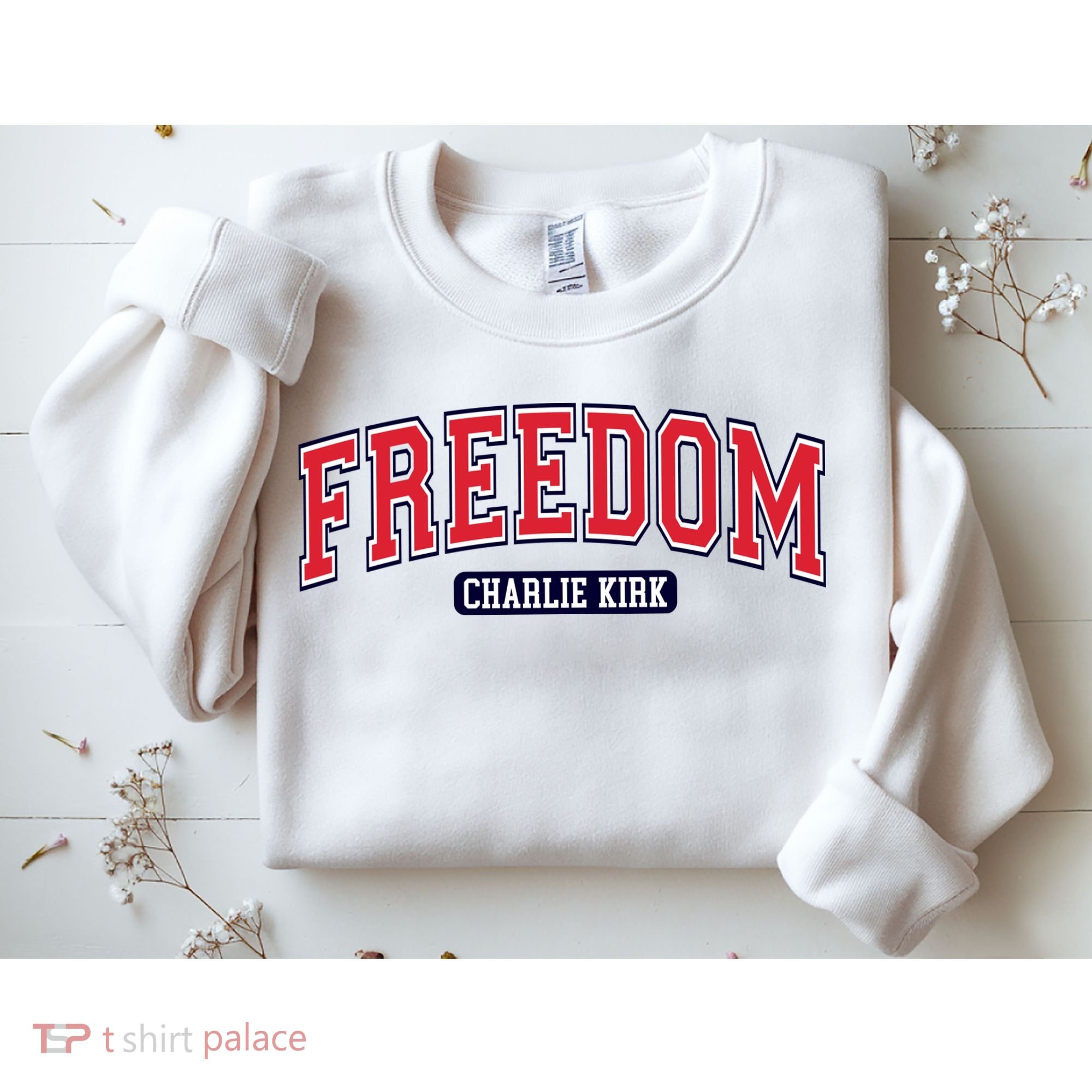 Charlie Kirk Freedom Team Sports Logo Sweatshirt