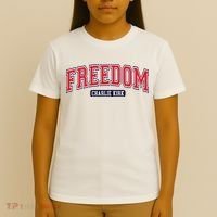 Charlie Kirk Freedom Team Sports Logo T-Shirt thumb 4