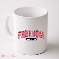 Charlie Kirk Freedom Team Sports Logo Coffee Mug thumb 0