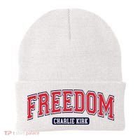 Charlie Kirk Freedom Team Sports Logo Beanie thumb 0