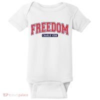 Charlie Kirk Freedom Team Sports Logo Baby Bodysuit thumb 0