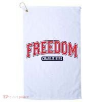 Charlie Kirk Freedom Team Sports Logo Golf Towel thumb 0