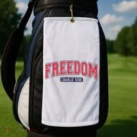 Charlie Kirk Freedom Team Sports Logo Golf Towel thumb 2