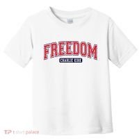 Charlie Kirk Freedom Team Sports Logo Toddler T-Shirt thumb 0