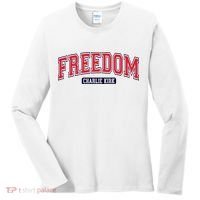 Charlie Kirk Freedom Team Sports Logo Women's Long Sleeve Shirt thumb 0