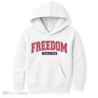 Charlie Kirk Freedom Team Sports Logo Kids Hoodie thumb 0