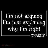 Charlie Kirk Famous Quote I'm Not Arguing Just Explaining Why Im Right Stripe Pom Pom Beanie thumb 2