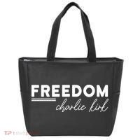 Charlie Kirk Freedom Hero American Values Tote Bag thumb 0