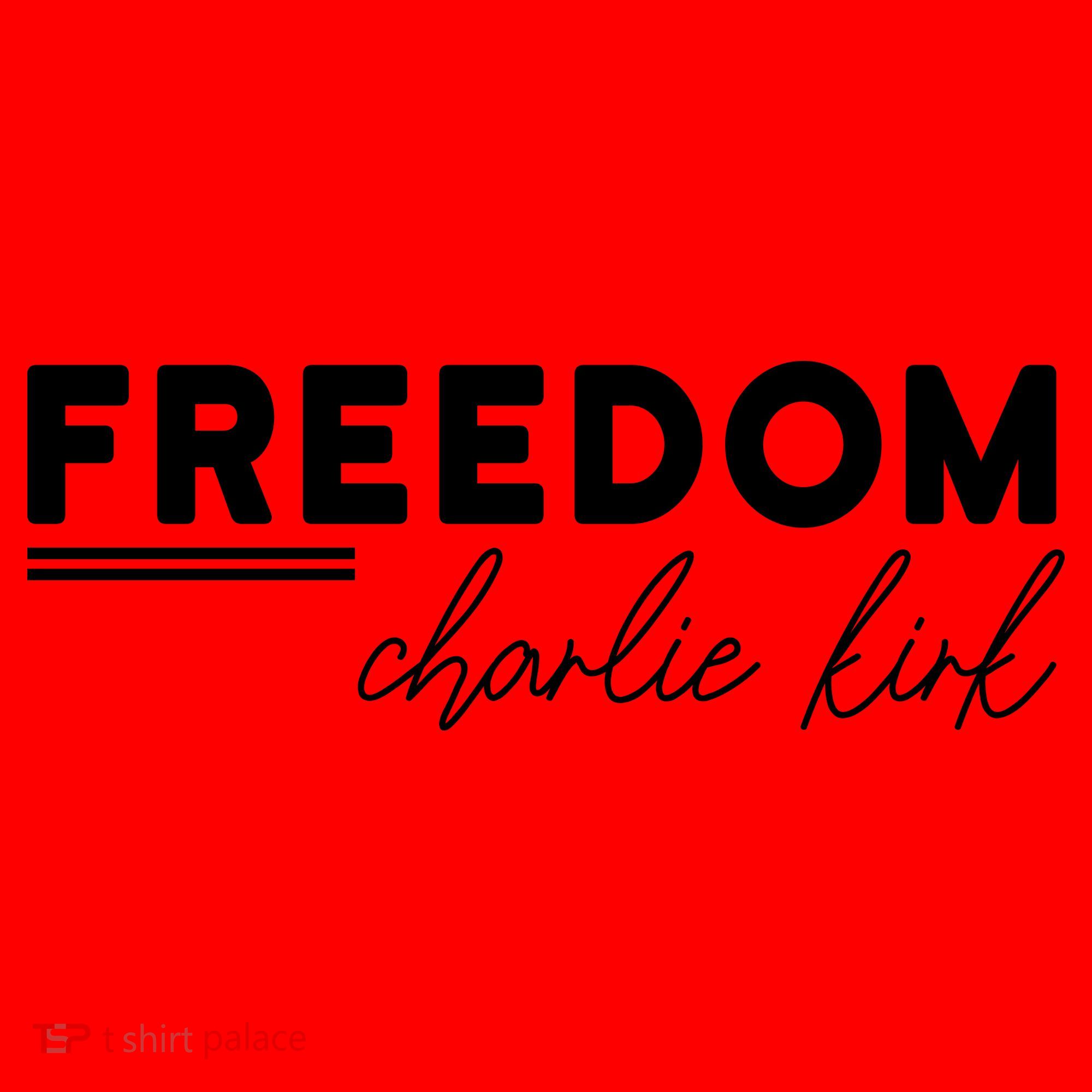 Charlie Kirk Freedom Hero American Values Santa Hat