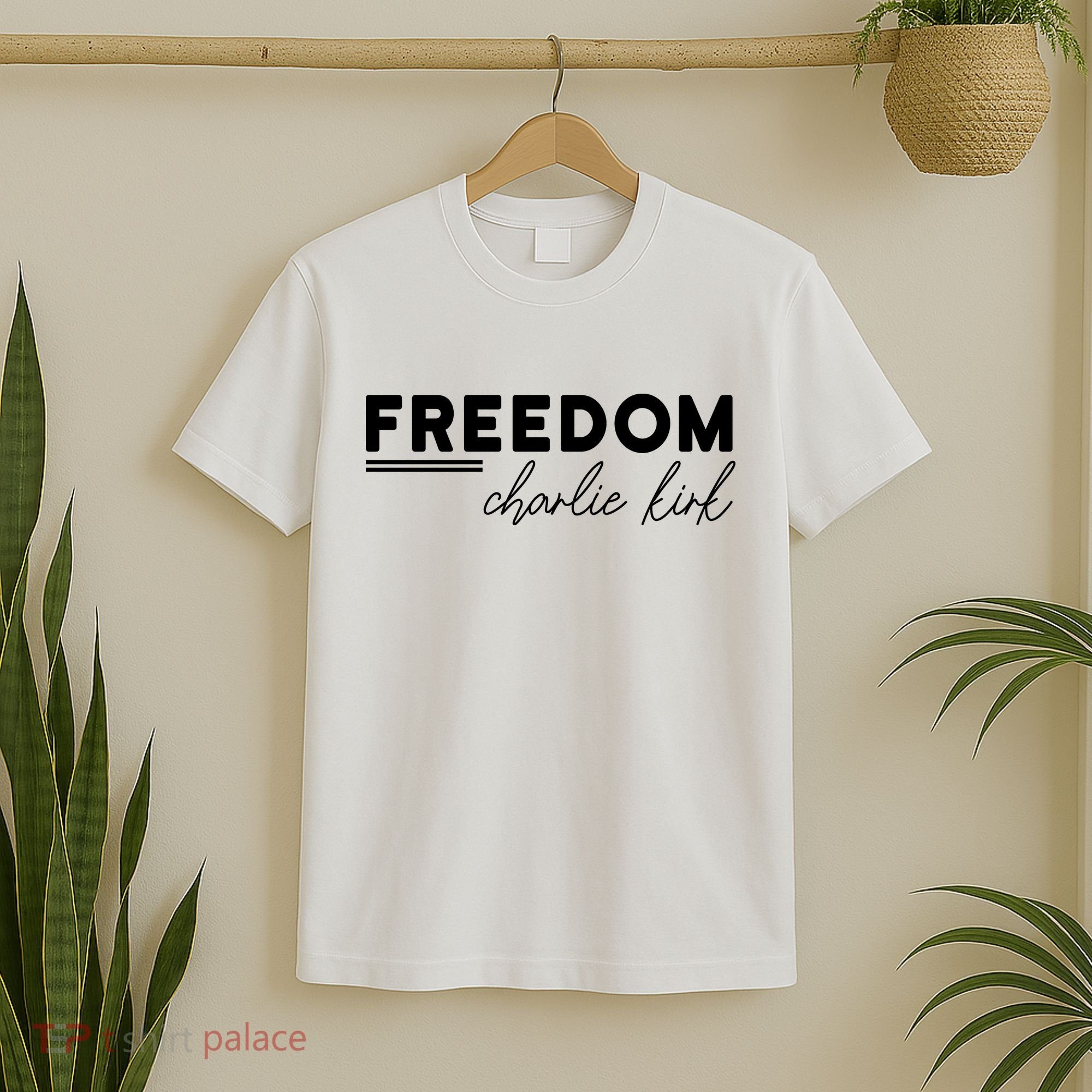 Charlie Kirk Freedom Hero American Values T-Shirt