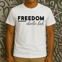 Charlie Kirk Freedom Hero American Values T-Shirt thumb 3