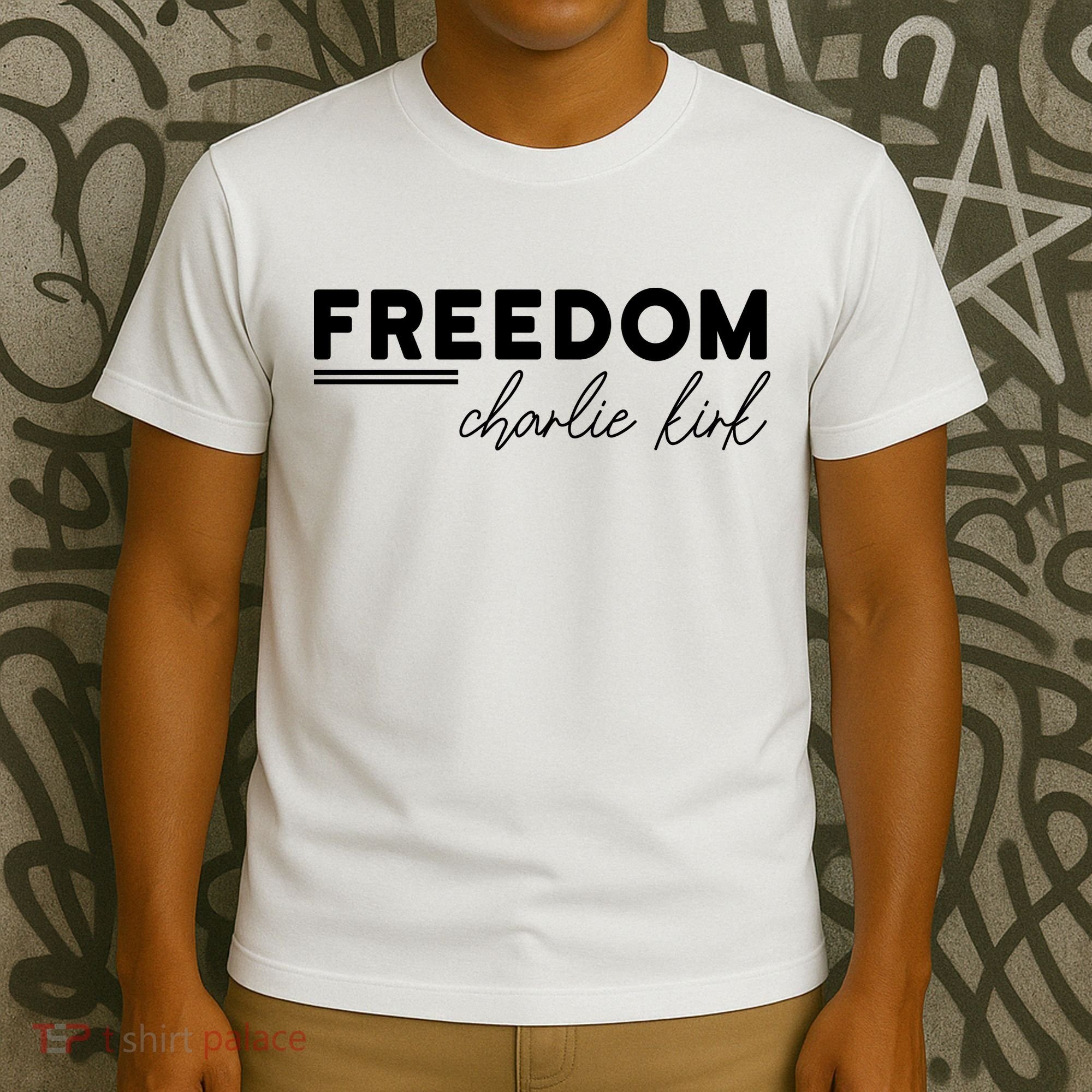 Charlie Kirk Freedom Hero American Values T-Shirt