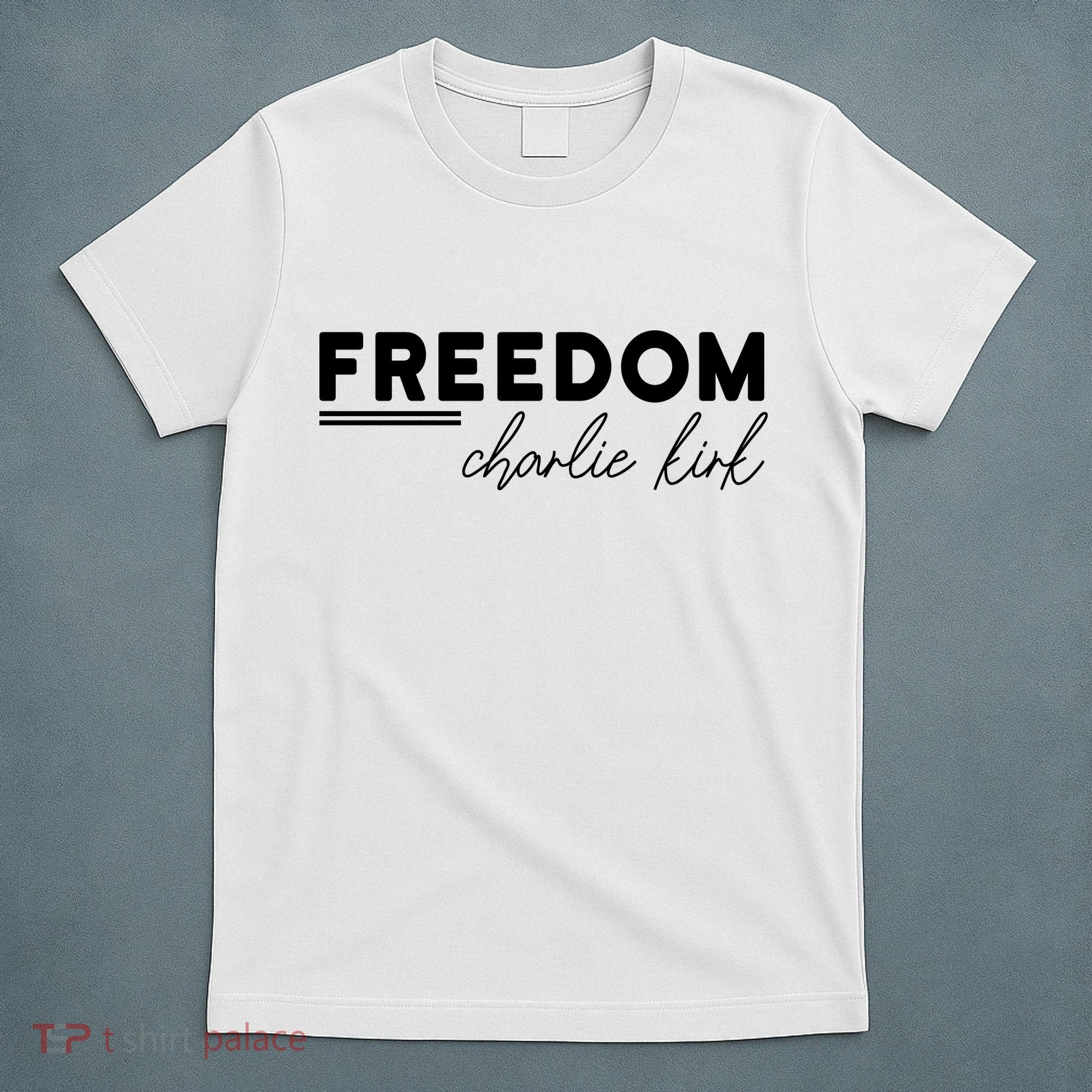 Charlie Kirk Freedom Hero American Values T-Shirt