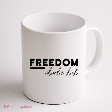Charlie Kirk Freedom Hero American Values Coffee Mug back