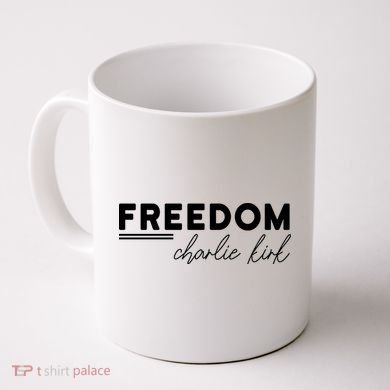 Charlie Kirk Freedom Hero American Values Coffee Mug