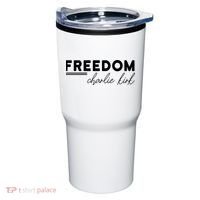 Charlie Kirk Freedom Hero American Values Tumbler thumb 0