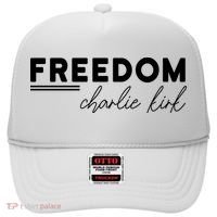 Charlie Kirk Freedom Hero American Values Hat thumb 0