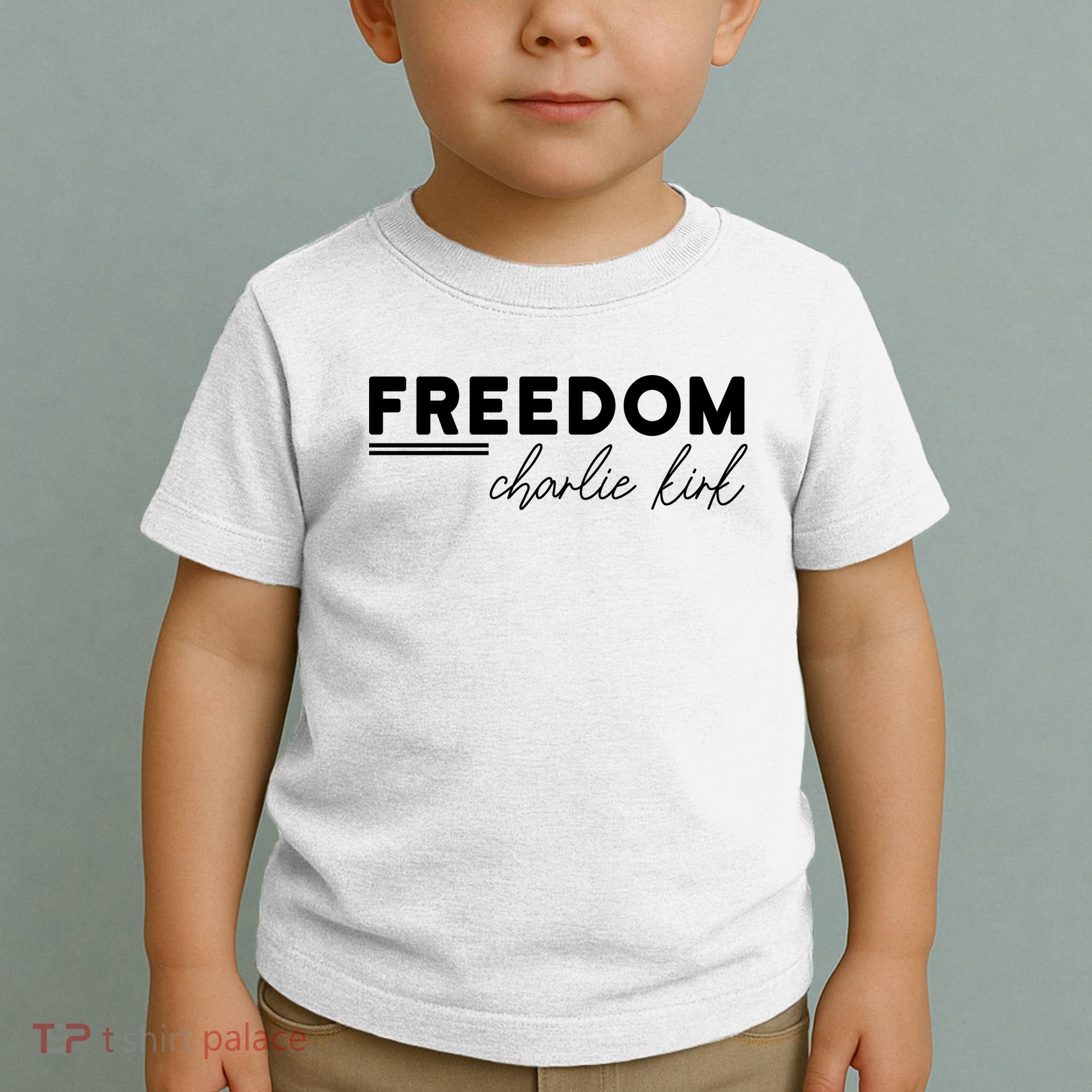 Charlie Kirk Freedom Hero American Values Toddler T-Shirt