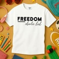 Charlie Kirk Freedom Hero American Values Kids T-Shirt thumb 3