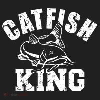 Catfish King Fishing Golf Towel thumb 3