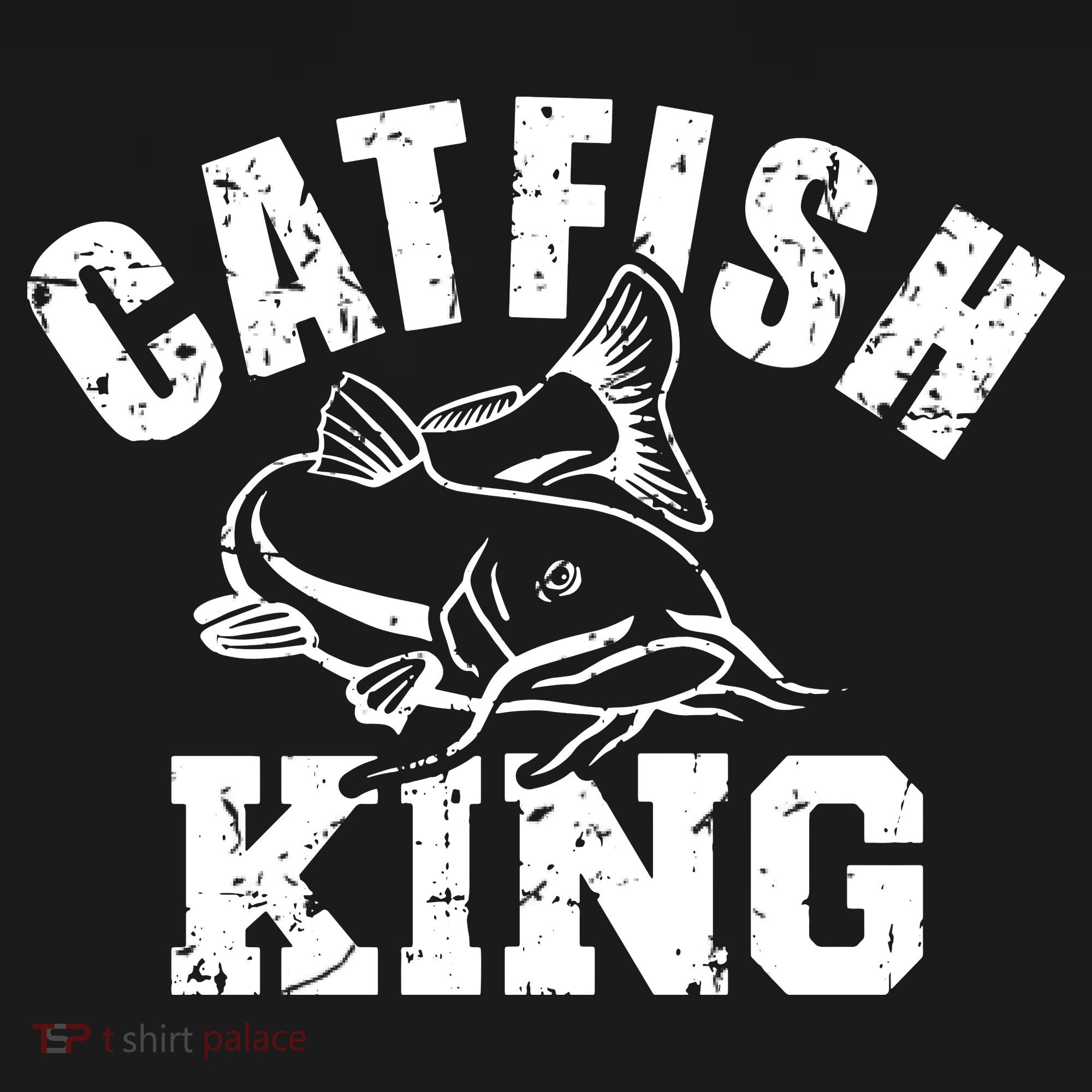 Catfish King Fishing Tote Bag