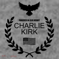 Charlie Kirk “Forever In Our Heart" Memorial Patriotic Eagle Wreath Women's Hoodie thumb 2