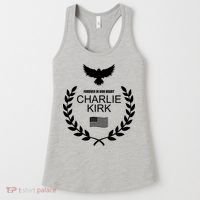 Charlie Kirk “Forever In Our Heart" Memorial Patriotic Eagle Wreath Women's Tank Top thumb 0