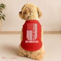 Charlie Kirk Freedom Great American Patriot Flag Doggie Tank thumb 2