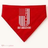 Charlie Kirk Freedom Great American Patriot Flag USA-Made Doggie Bandana thumb 0