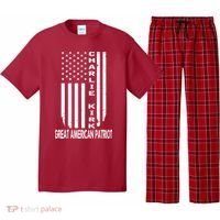 Charlie Kirk Freedom Great American Patriot Flag Pajama Set thumb 0