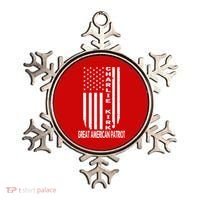 Charlie Kirk Freedom Great American Patriot Flag Ornament thumb 0