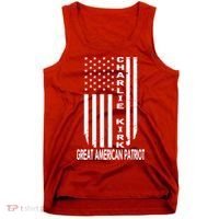 Charlie Kirk Freedom Great American Patriot Flag Tank Top thumb 0