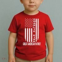 Charlie Kirk Freedom Great American Patriot Flag Toddler T-Shirt thumb 2
