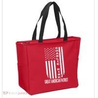 Charlie Kirk Freedom Great American Patriot Flag Tote Bag thumb 2