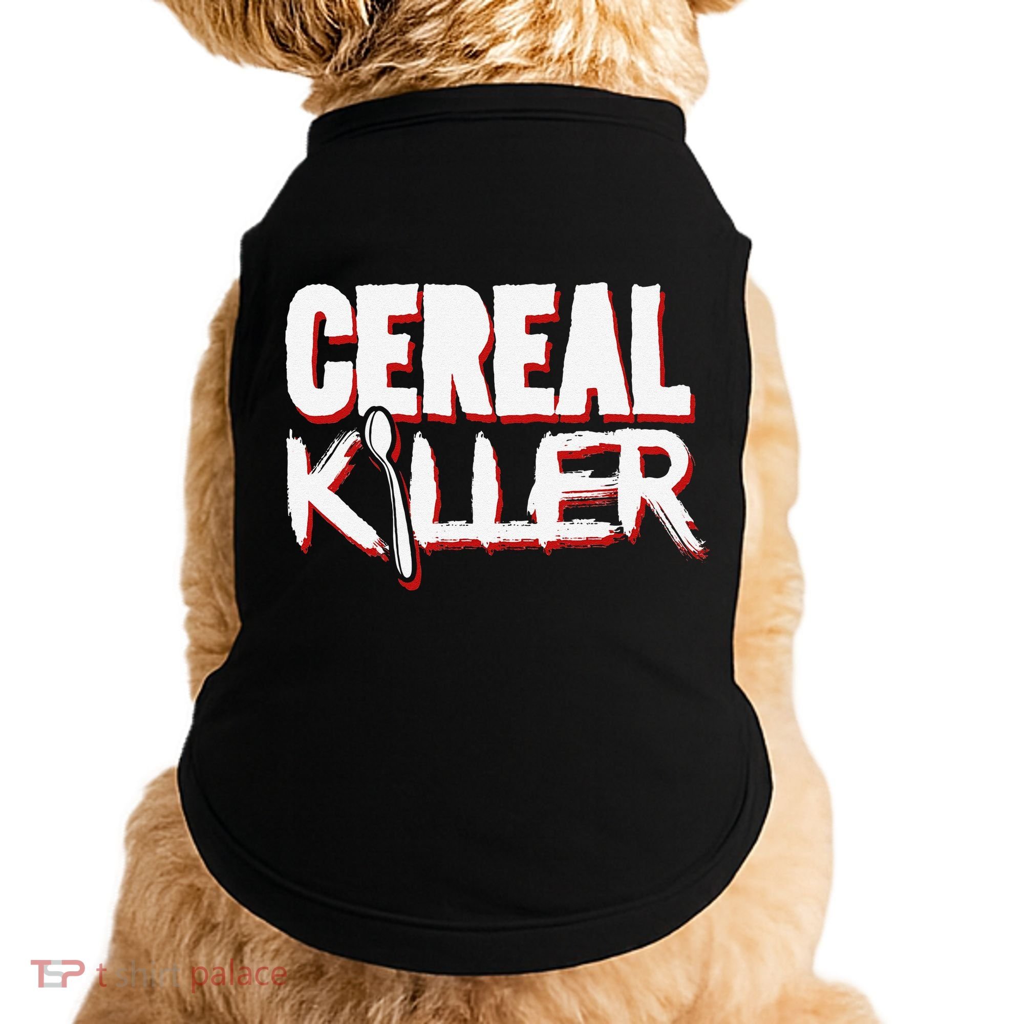 Cereal Killer Funny Halloween Costume Doggie Tank