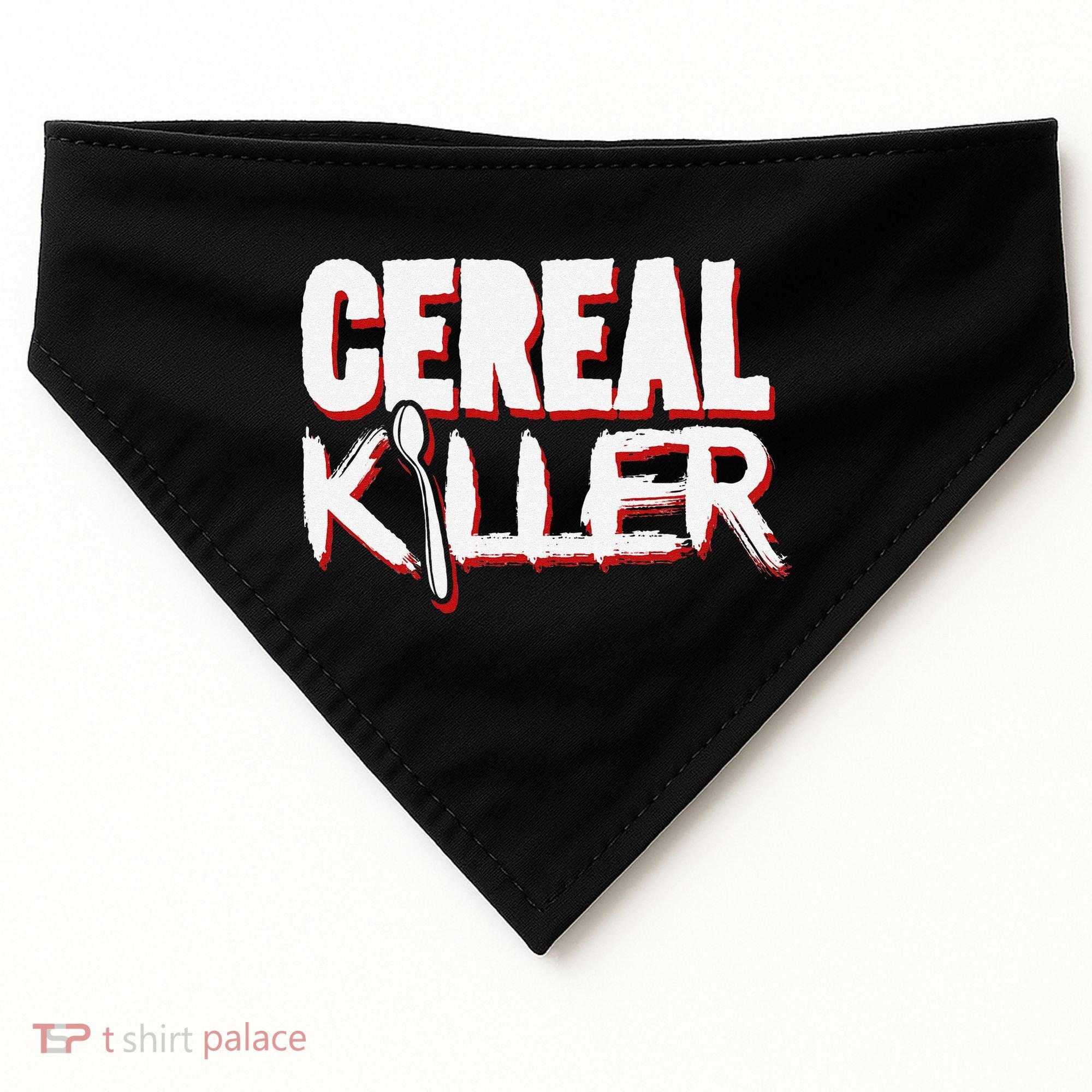 Cereal Killer Funny Halloween Costume USA-Made Doggie Bandana